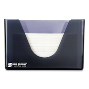 SAN JAMAR Countertop Folded Towel Dispenser, Plastic, Black Pearl, 11x4.375x7 SAN T1720TBK
